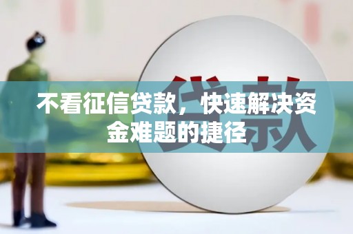 永平不看征信贷款，快速解决资金难题的捷径