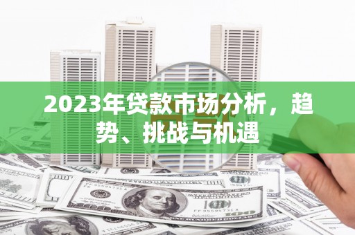 永平2023年贷款市场分析，趋势、挑战与机遇