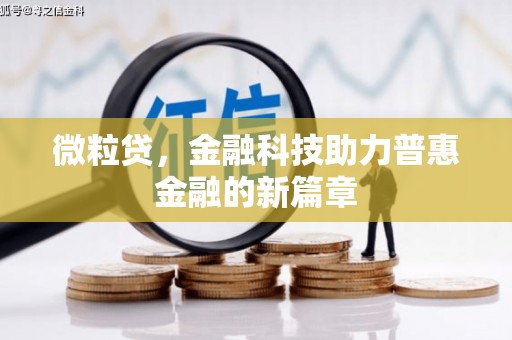 永平微粒贷，金融科技助力普惠金融的新篇章