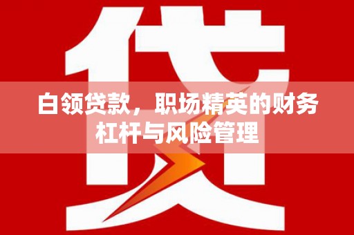 永平白领贷款，职场精英的财务杠杆与风险管理
