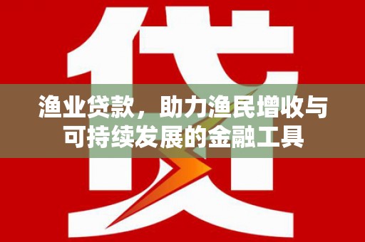 永平渔业贷款，助力渔民增收与可持续发展的金融工具