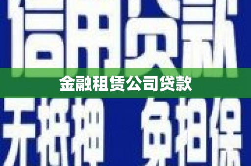 永平金融租赁公司贷款
