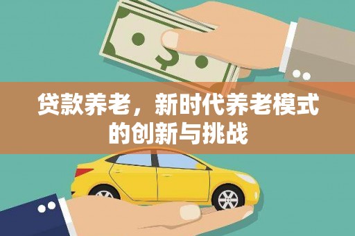 永平贷款养老，新时代养老模式的创新与挑战