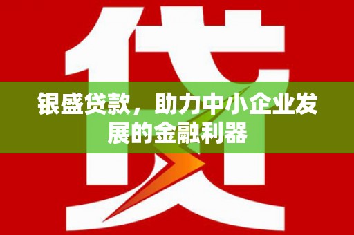 永平银盛贷款，助力中小企业发展的金融利器