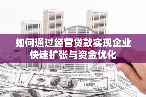 永平如何通过经营贷款实现企业快速扩张与资金优化