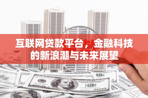 永平互联网贷款平台，金融科技的新浪潮与未来展望