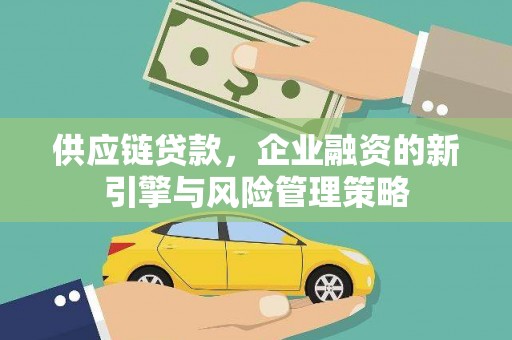 永平供应链贷款，企业融资的新引擎与风险管理策略