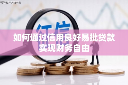 永平如何通过信用良好易批贷款实现财务自由