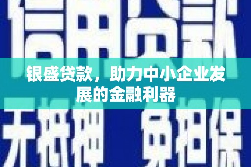 永平银盛贷款，助力中小企业发展的金融利器