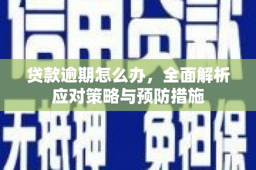 永平贷款逾期怎么办，全面解析应对策略与预防措施