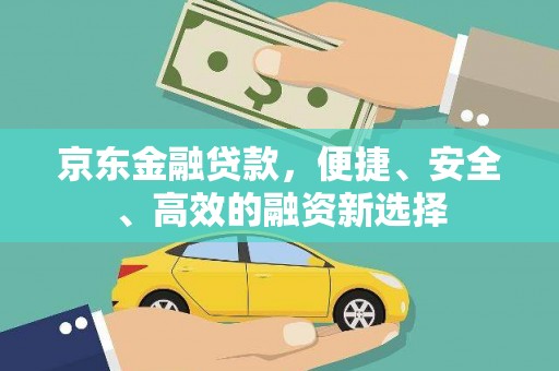 永平京东金融贷款，便捷、安全、高效的融资新选择